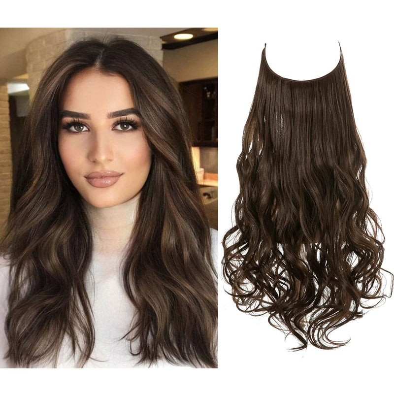 Estensioni per capelli castano medio cenere